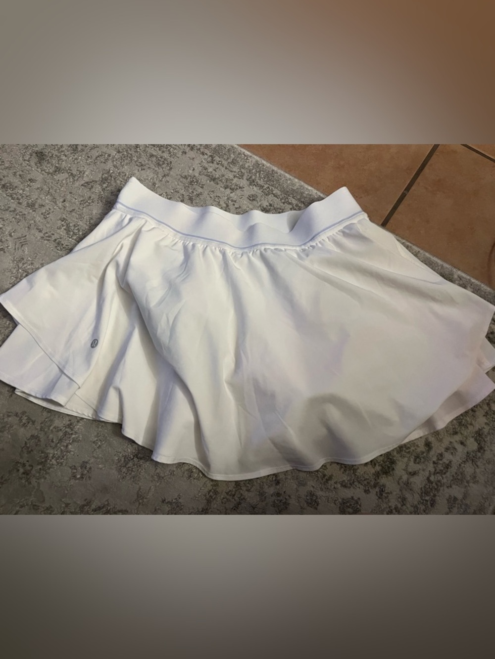 lululemon athletica White Circle Skirt with Flared Hem